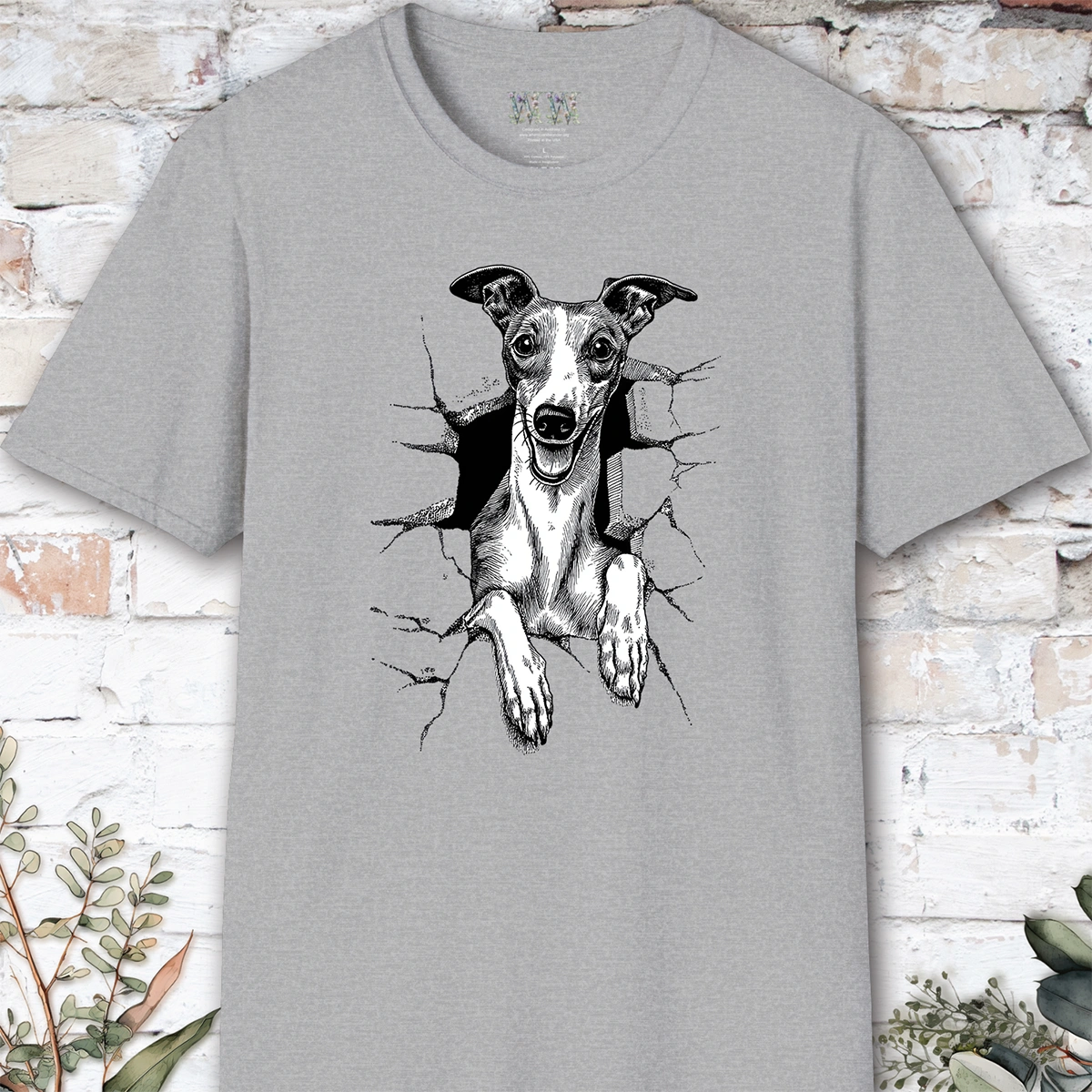 Whippet Break Out, Short Sleeve Unisex Tee