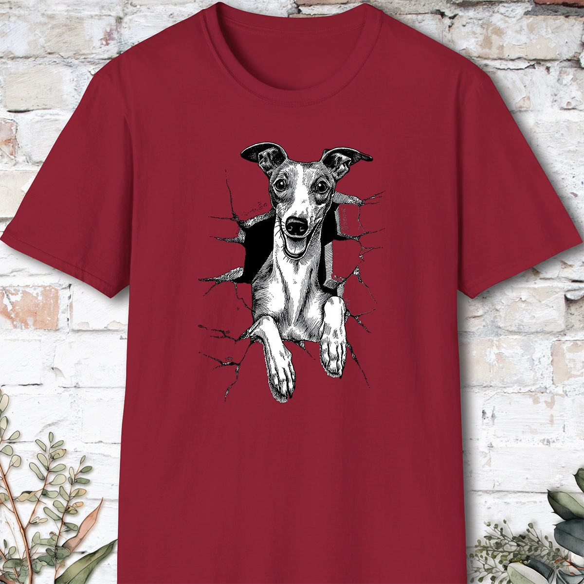 Whippet Break Out, Short Sleeve Unisex Tee